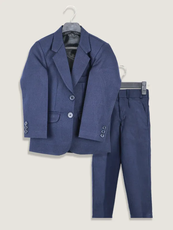 1 Yrs - 15 Yrs 2 PCS Coat Pant Suit for Boys Oxford Blue