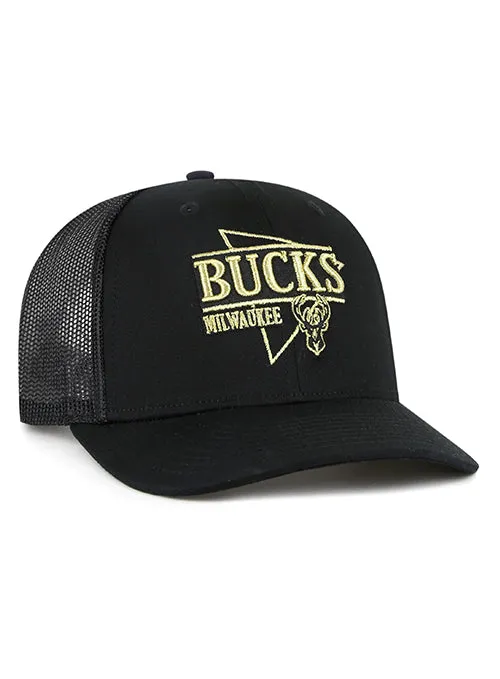 '47 Brand Gilded Milwaukee Bucks Adjustable Trucker Hat