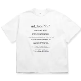 ADD Additude No.2 Avantegarde Tee White