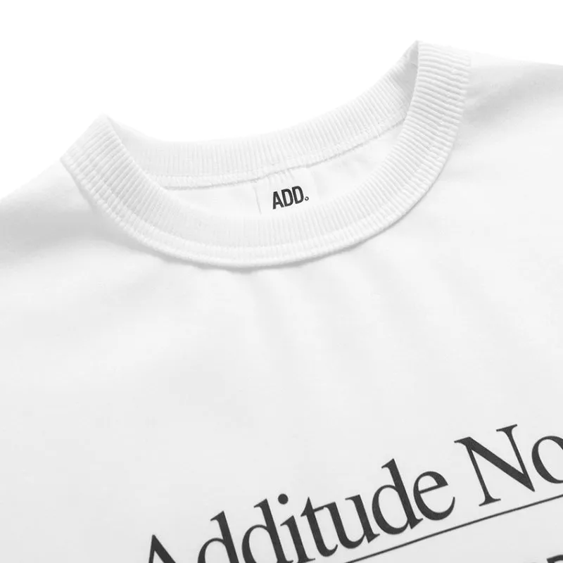 ADD Additude No.2 Avantegarde Tee White