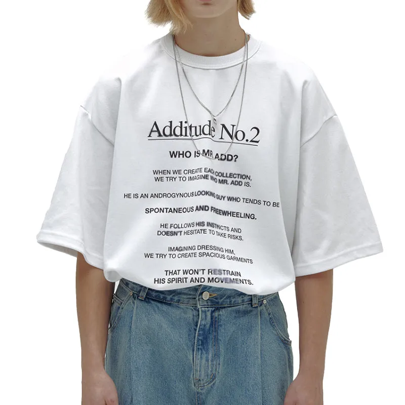 ADD Additude No.2 Avantegarde Tee White