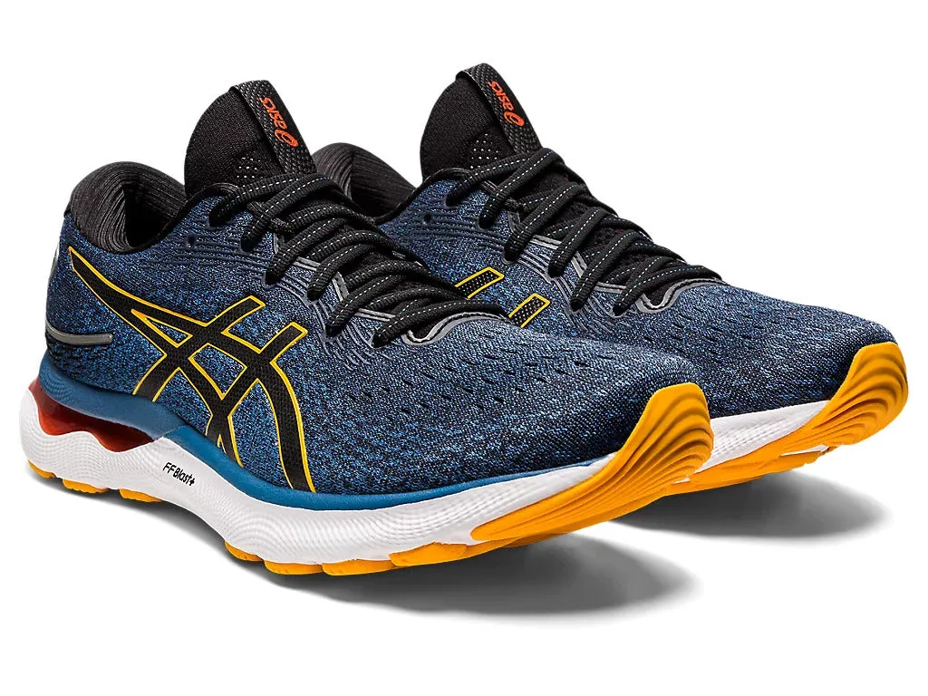 Asics Men's GEL-NIMBUS 24 - AZURE/AMBER