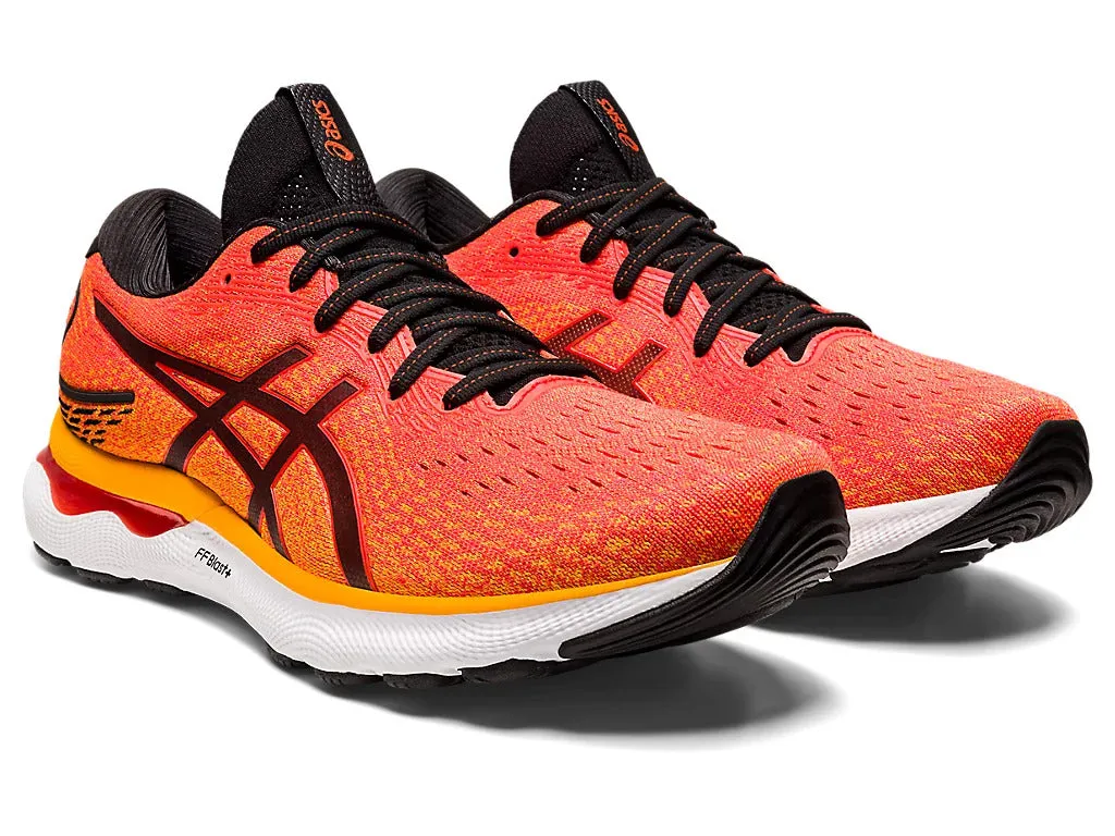 Asics Men's GEL-NIMBUS 24 - CHERRY TOMATO/BLACK