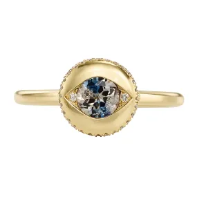 Ayin Parti Sapphire & Diamond Ring