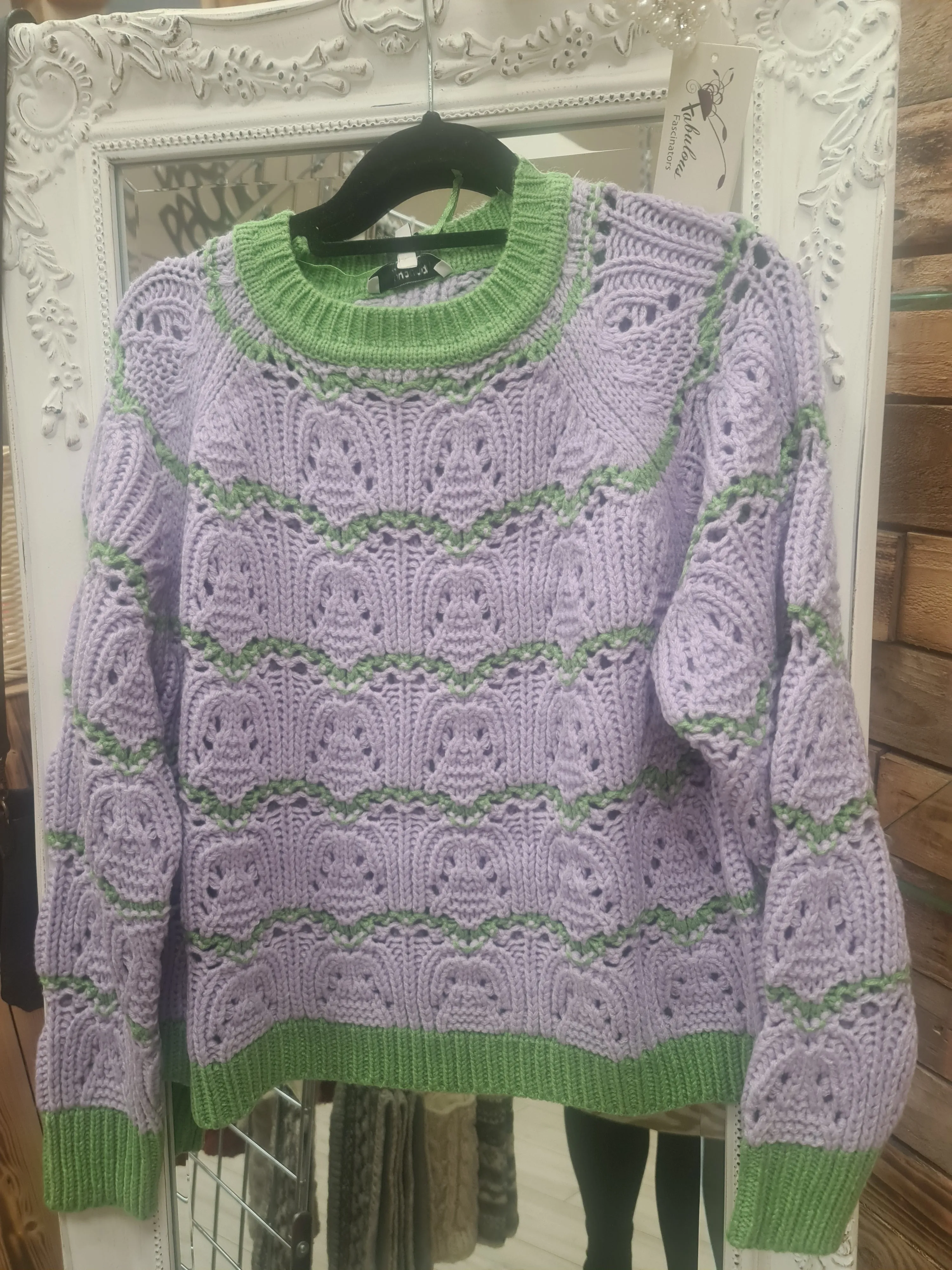 B Young Otinka Jumper 20812758 Purple/Green