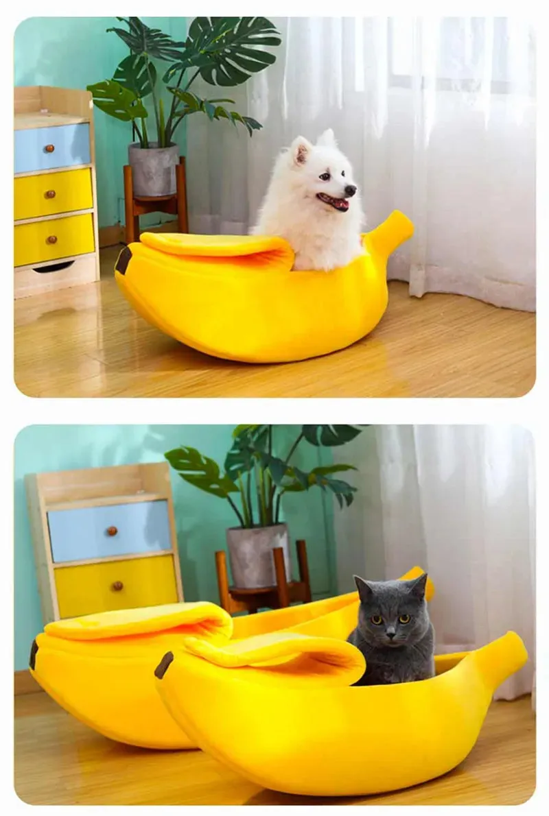 Banana Shaped Home Pet Bed