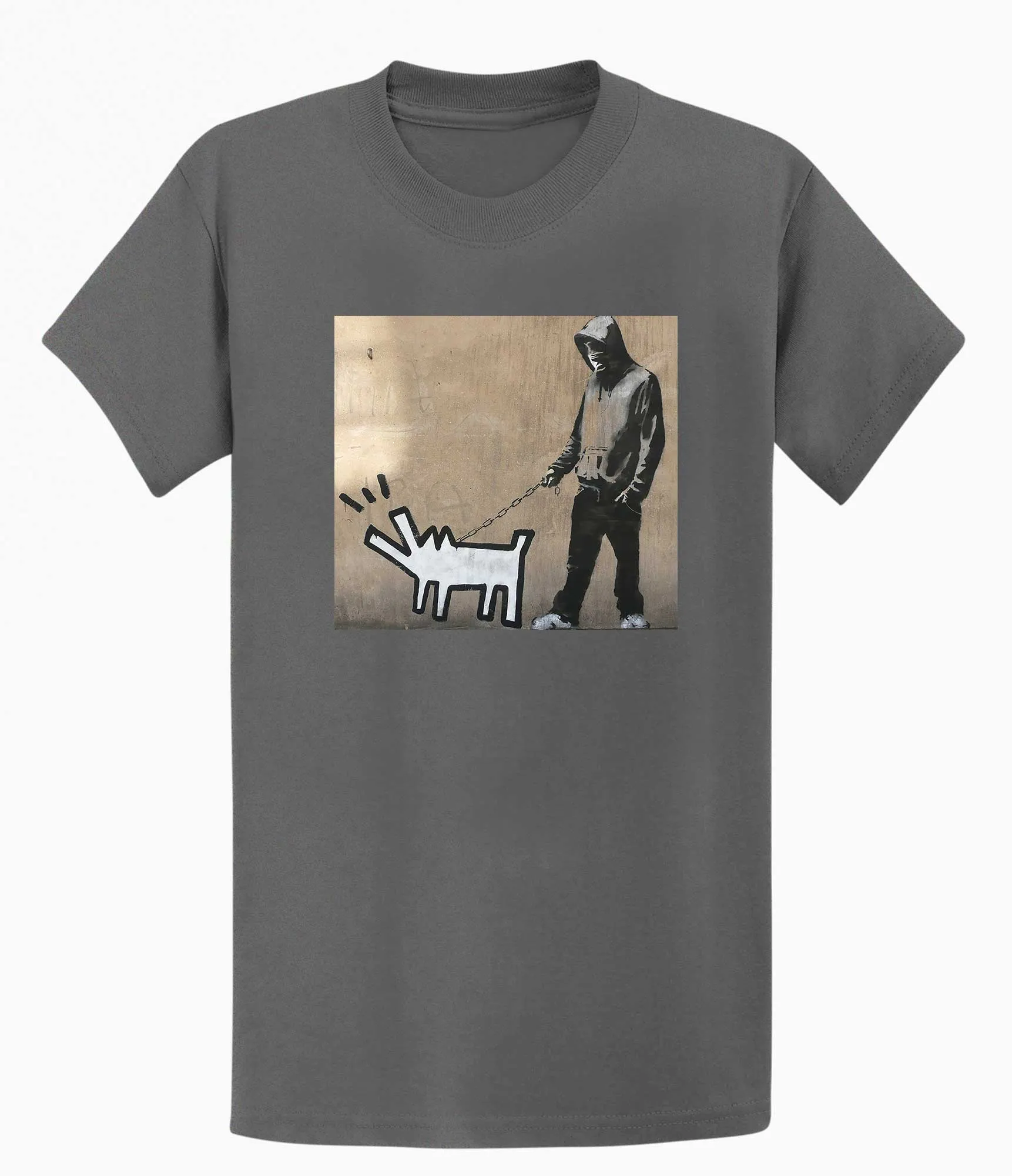 Banksy T-shirt - Dog Walker