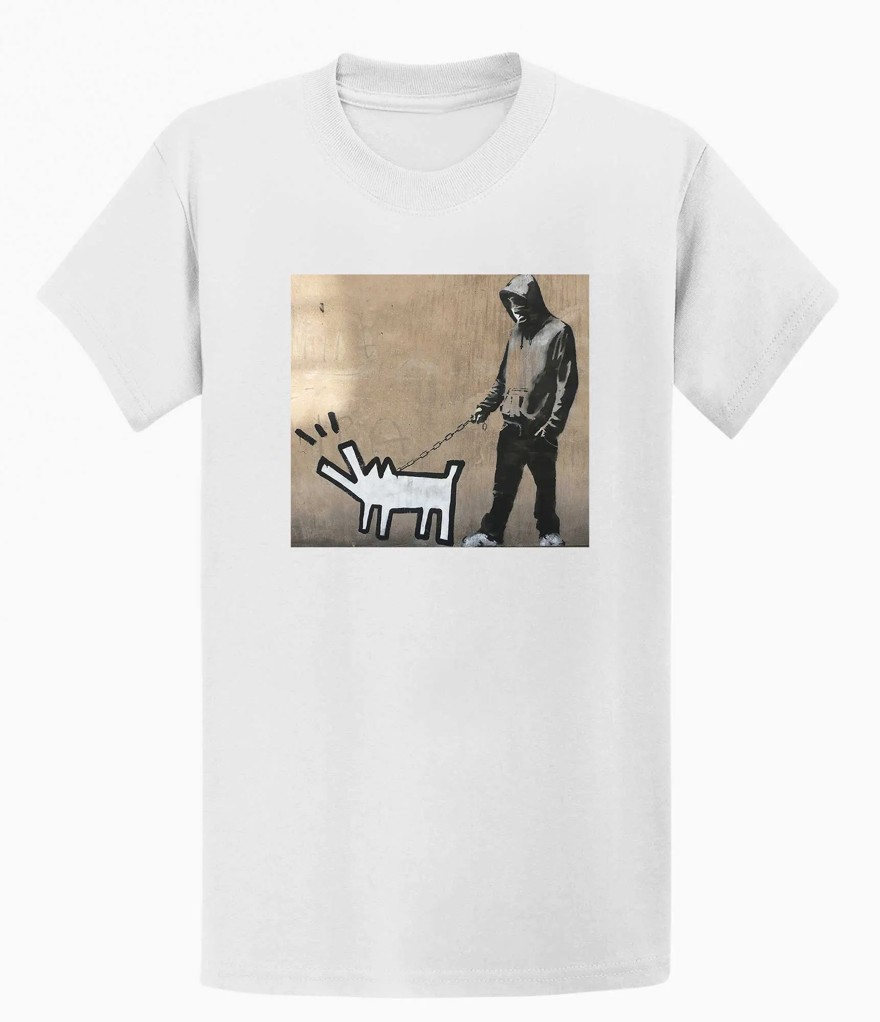 Banksy T-shirt - Dog Walker