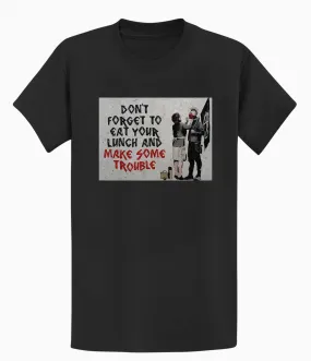 Banksy T-shirt - Make Trouble