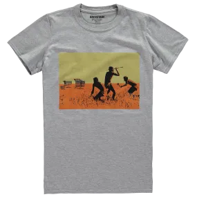 Banksy T-shirt - Trolley Hunters, Grey