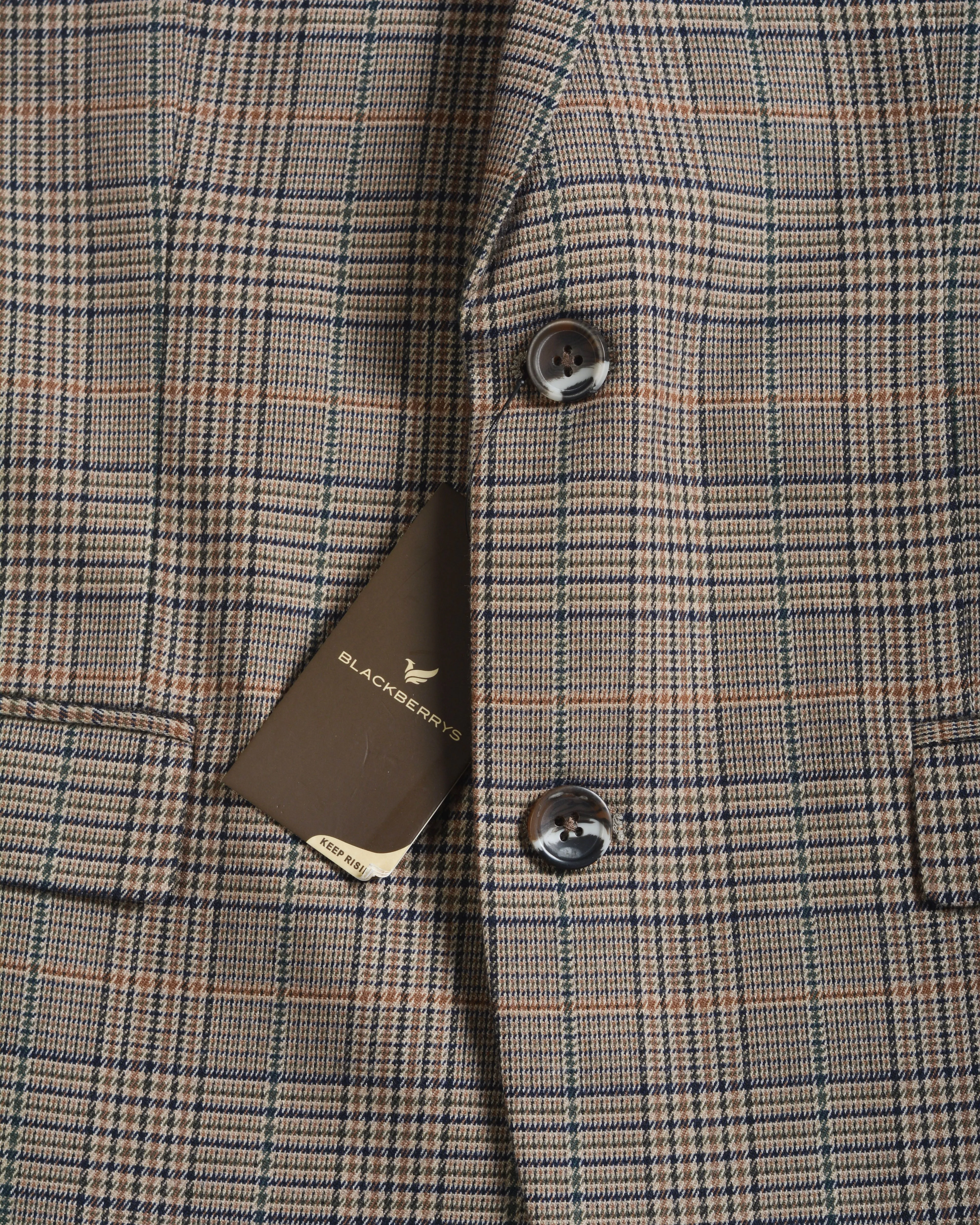 Blackberrys 2 Pcs Suits In Brown Check