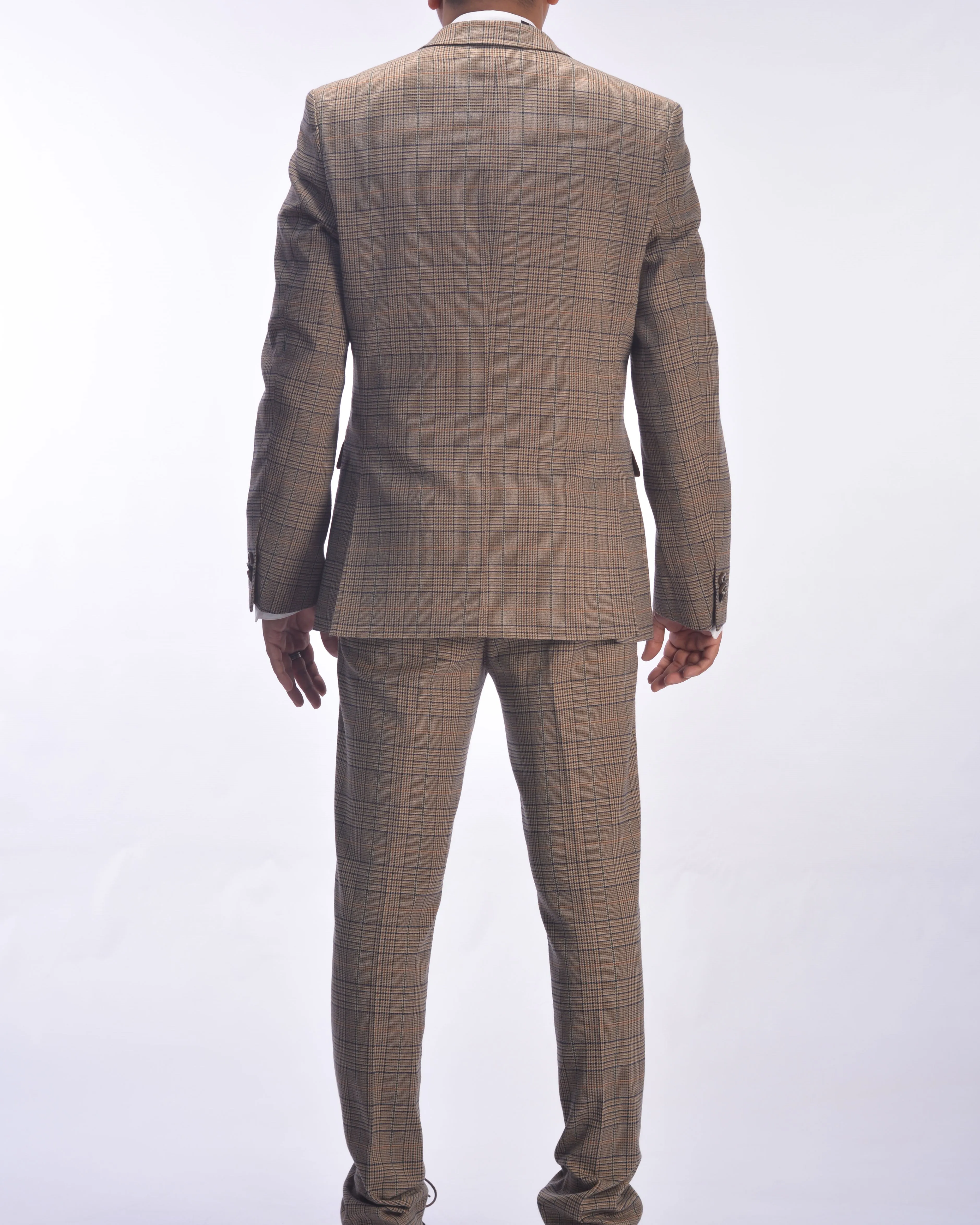 Blackberrys 2 Pcs Suits In Brown Check