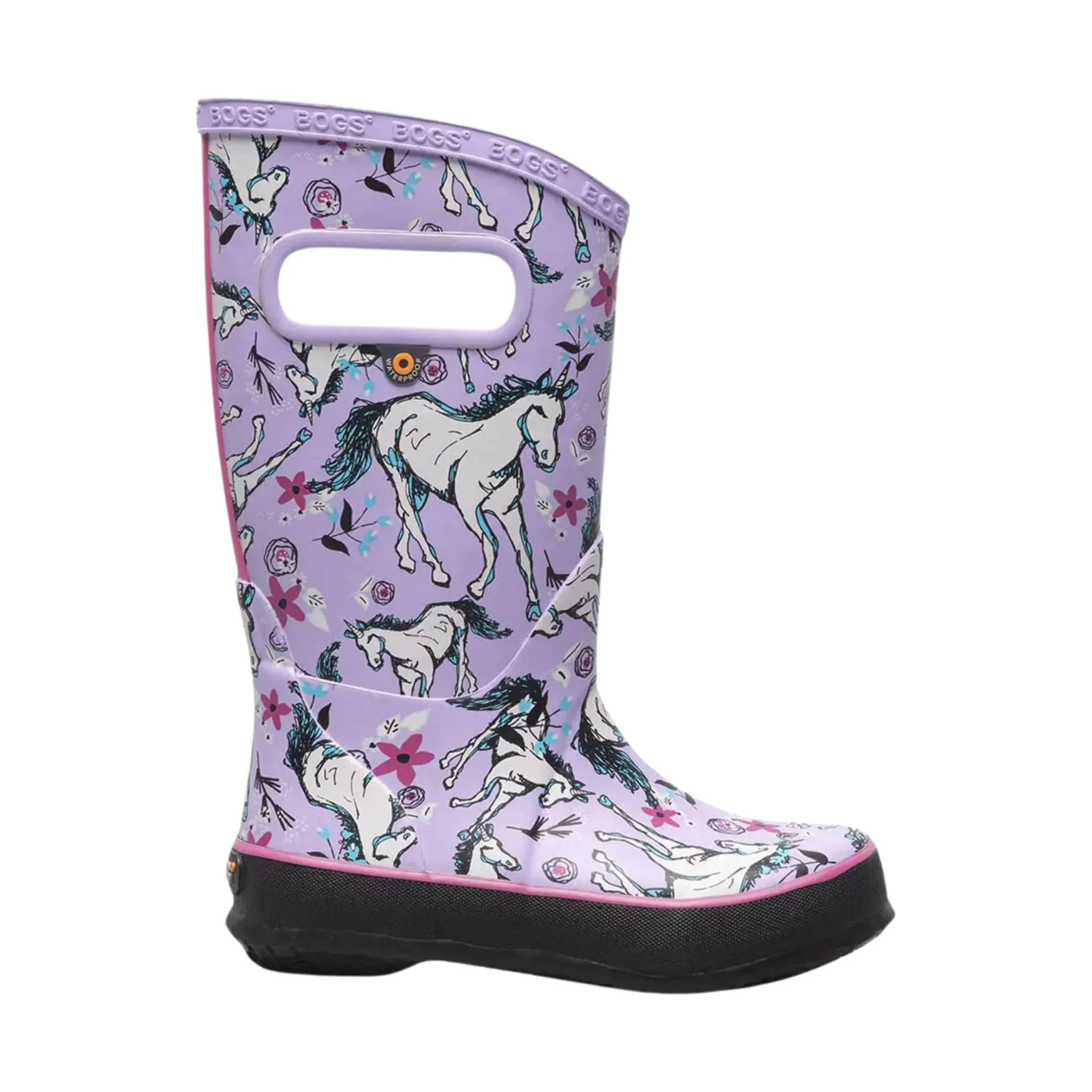 Bogs Kids' Unicorn Awesome Rain Boots - Lavender Multi