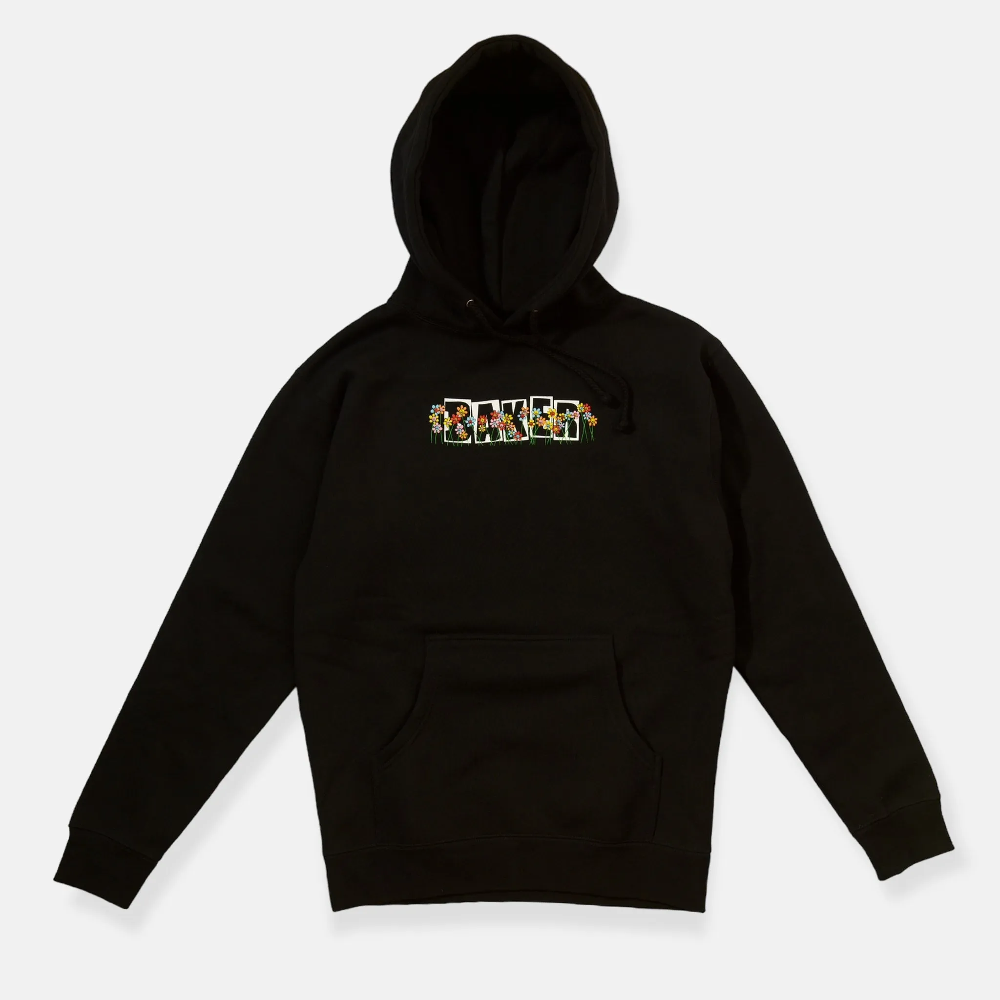 Brand Logo Floral Hoodie