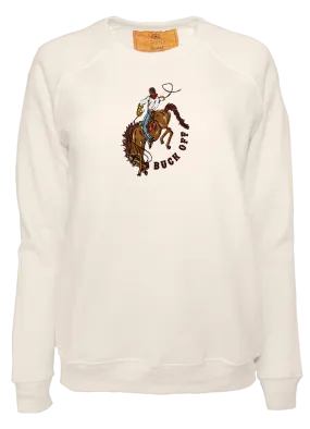 Buck Off Women's Classic Crew Pullover