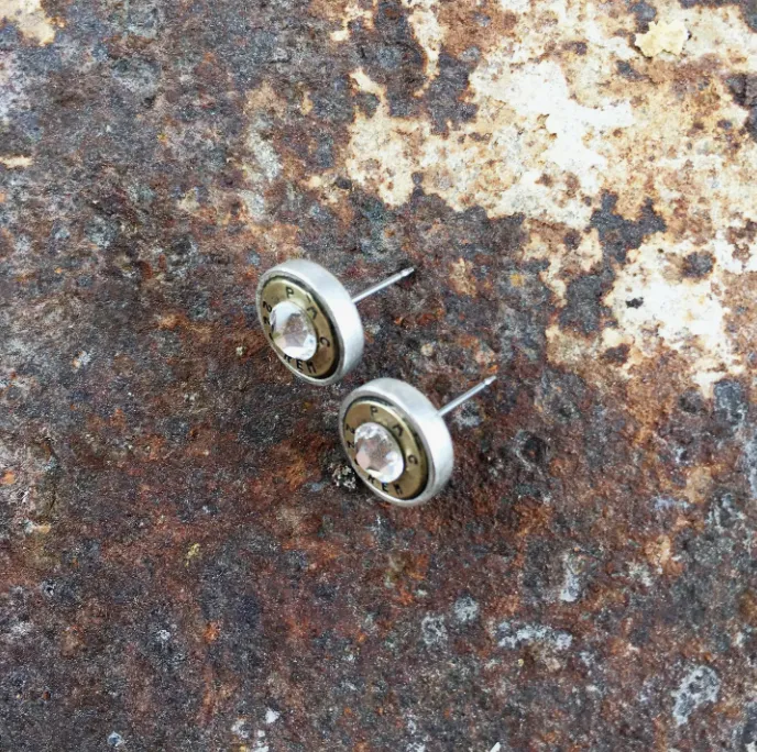 Bullet Casing Stud Earrings