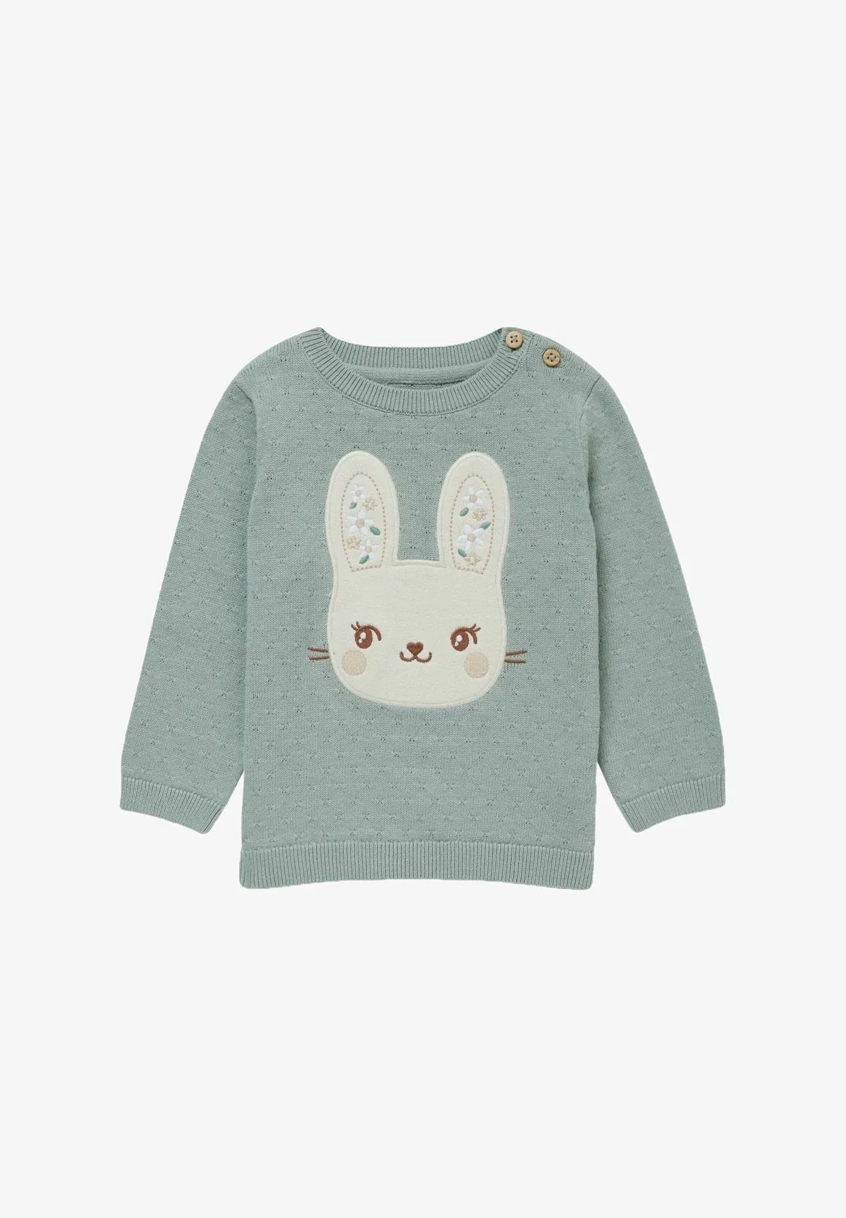 C A Rabbit Green Sweater 12538