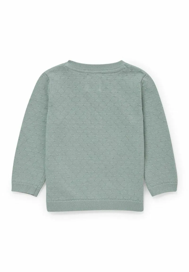 C A Rabbit Green Sweater 12538