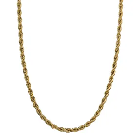 Croyez Rope Chain 5MM | Gold