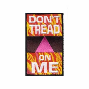 Don't Tread On Me Pink Triangle Patch