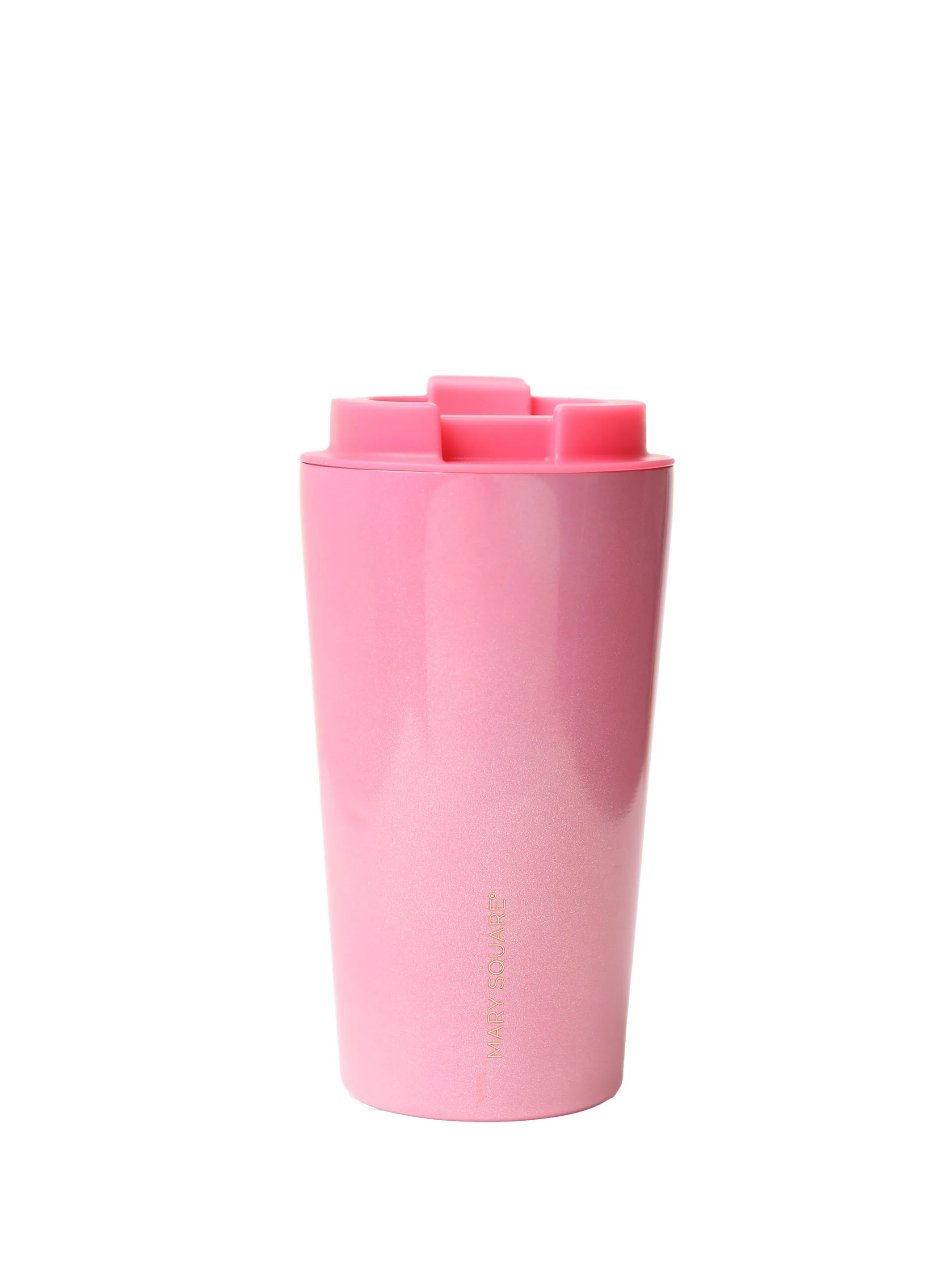 FINAL SALE - 15oz Stainless To-Go Coffee Tumbler | Pearlized Pink