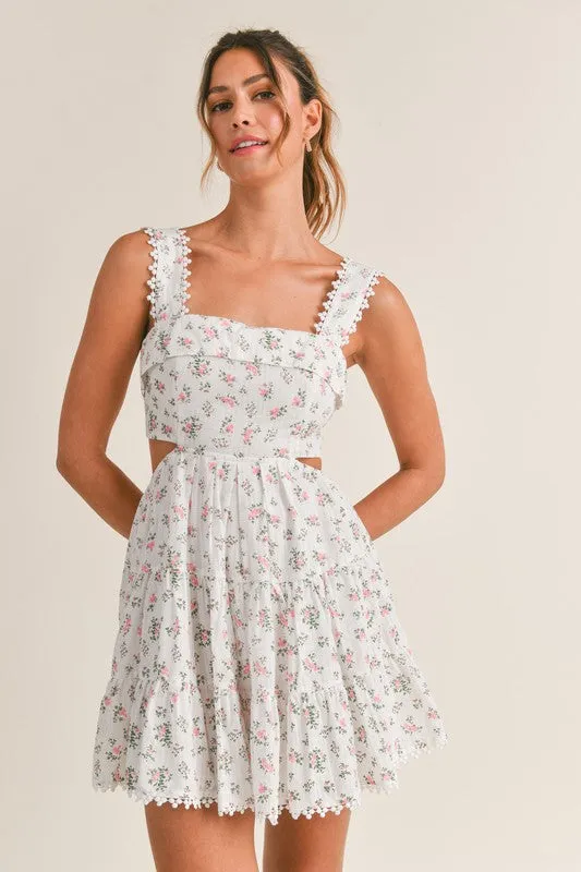 Floral Babydoll Mini Dress