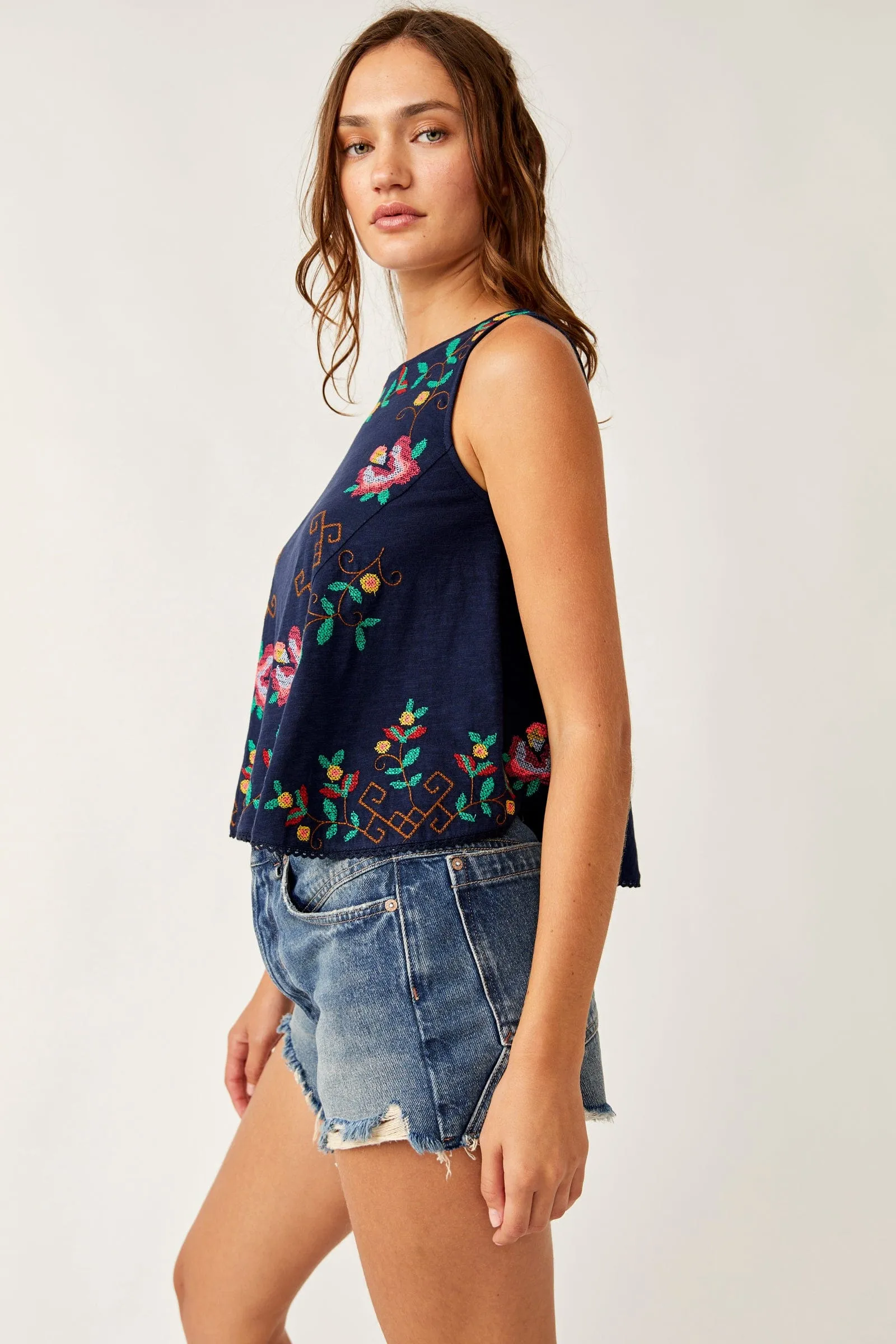 Fun & Flirty Embroidered Top