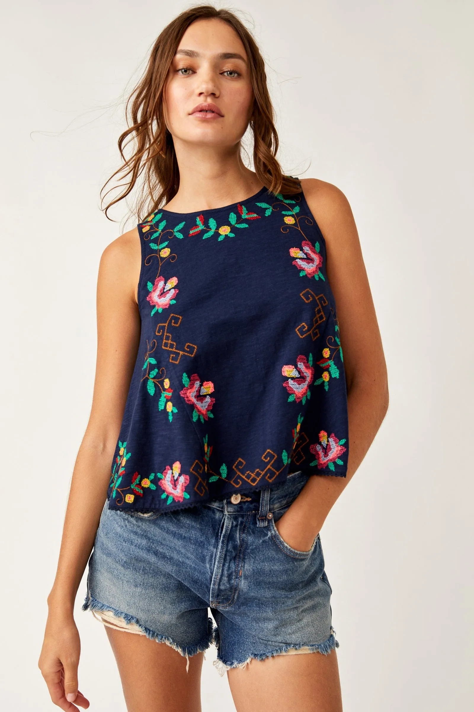 Fun & Flirty Embroidered Top