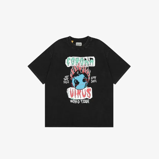 GALLERY DEPT. ATK CORONA TOUR T-SHIRT BLACK