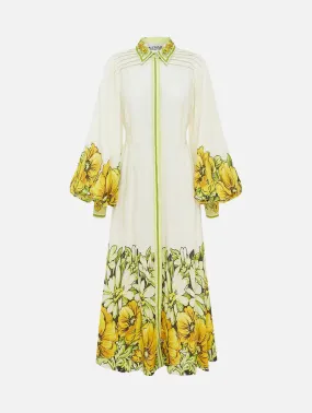 Gisela Shirtdress in Yellow