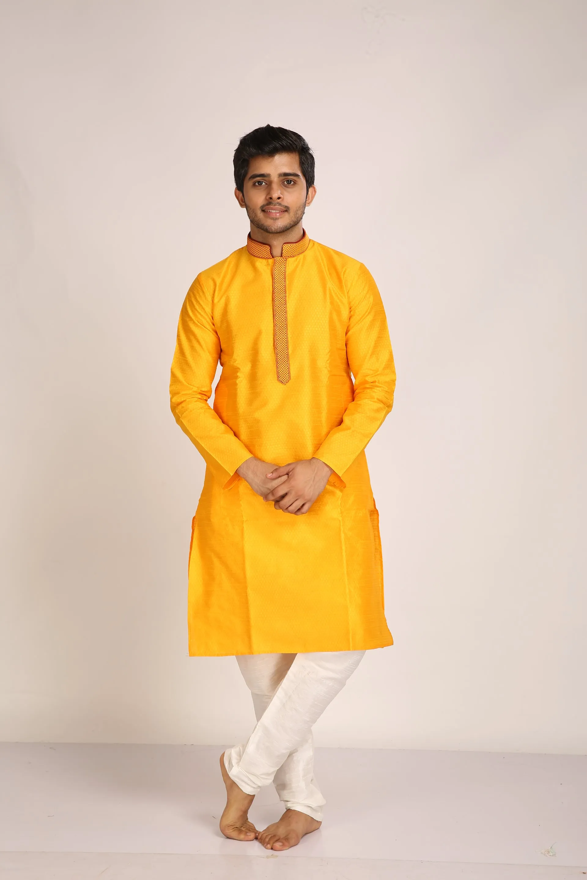 Glossed Regular Fit Kurta