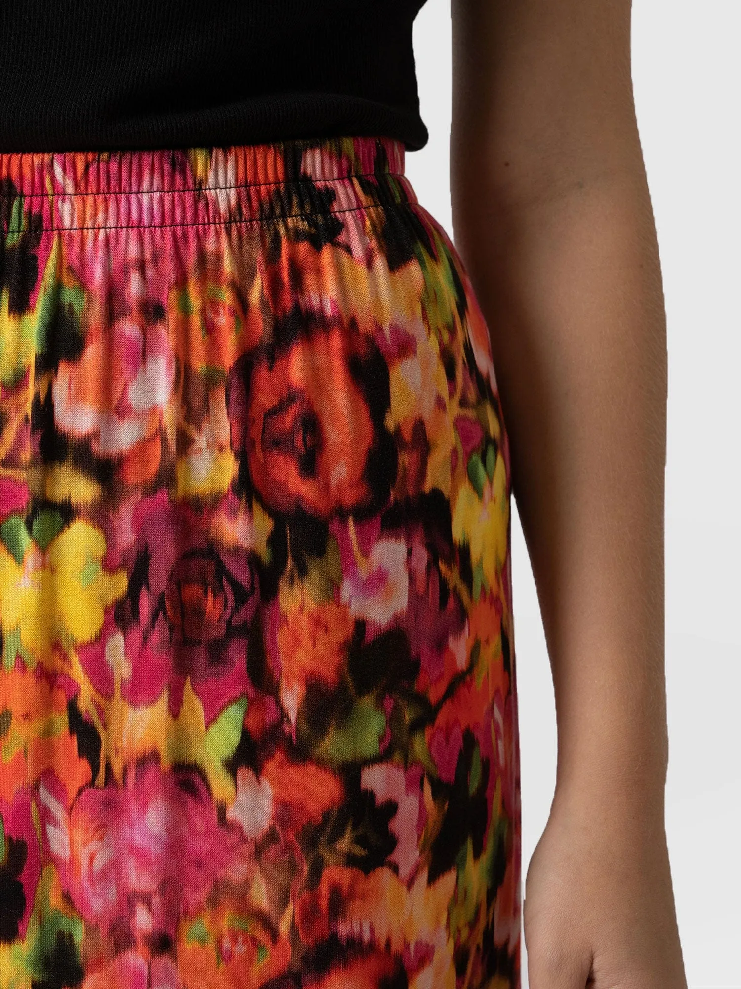 Greenwich Skirt - Floral Haze Jersey