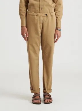 JOLE COTTON CHINO PANTS IN CAMEL