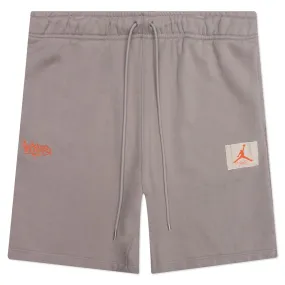 Jordan x Shelflife Shorts - Enigma Stone/Total Orange