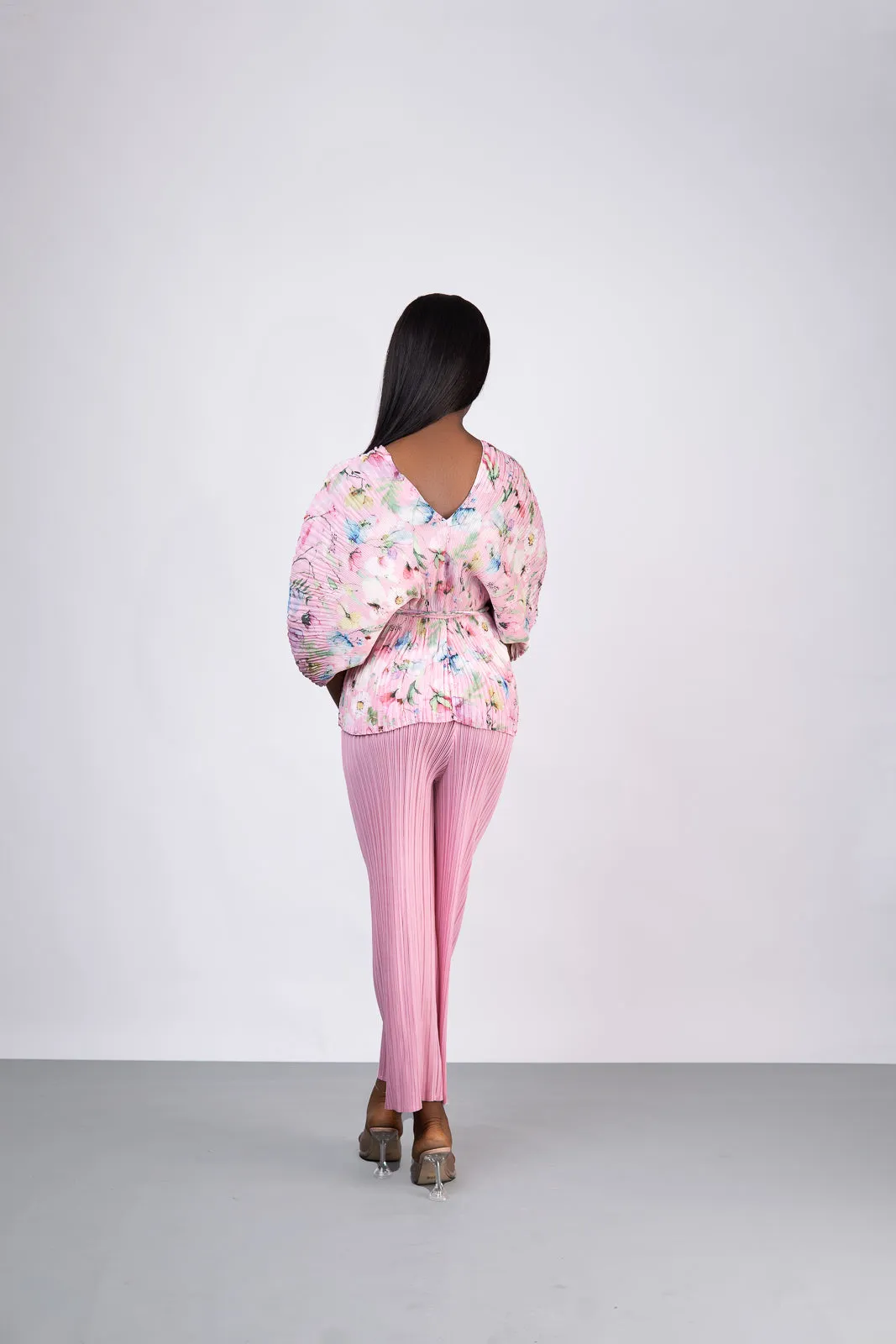 KAREN ZUKI PANT SET- PINK