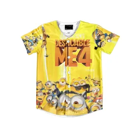 Kids minions 4 Baseball Jersey