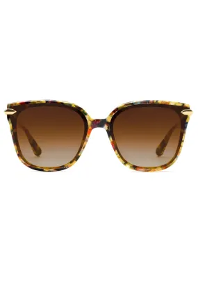 Krewe Dede Nylon Sunglasses -  Canary 18K