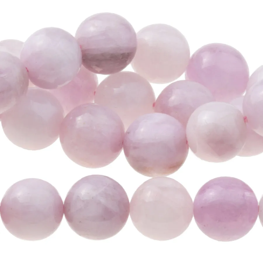 Kunzite (mixed)  10mm Round 15-16 Inch