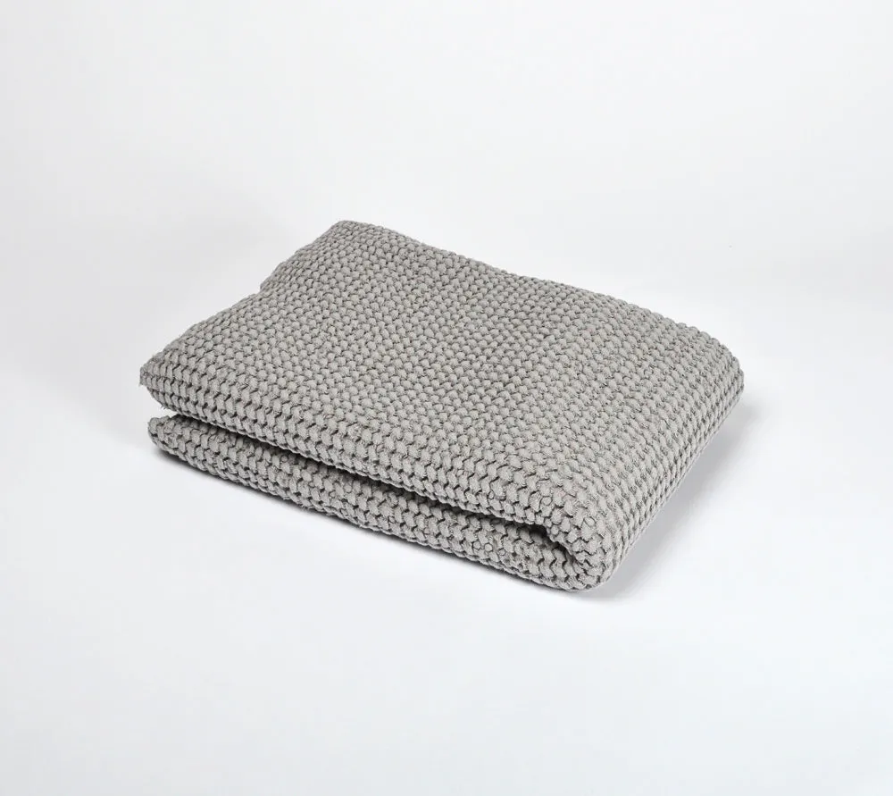 Linen/cotton waffle towel large