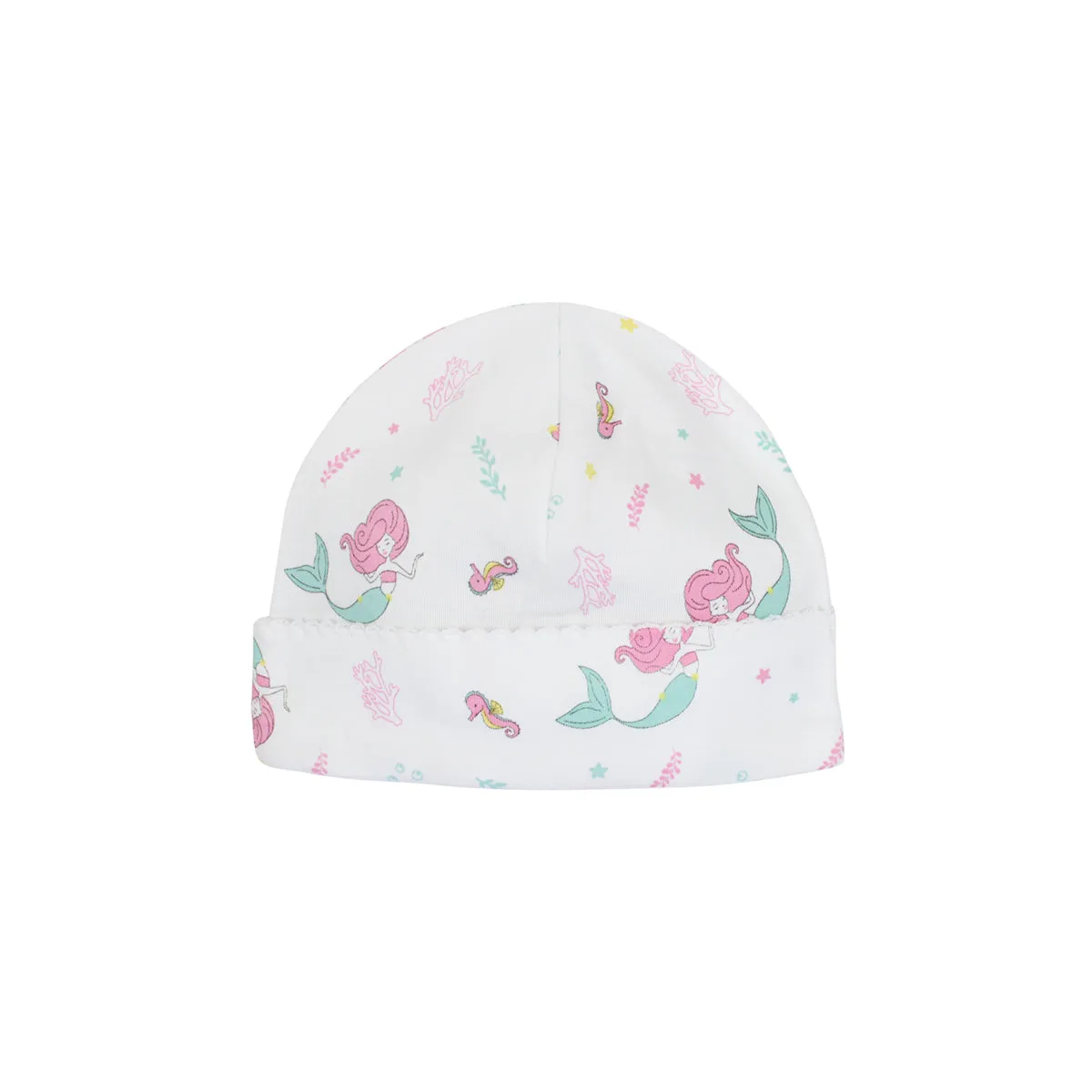 Little Mermaids Printed Hat | Baby Girl