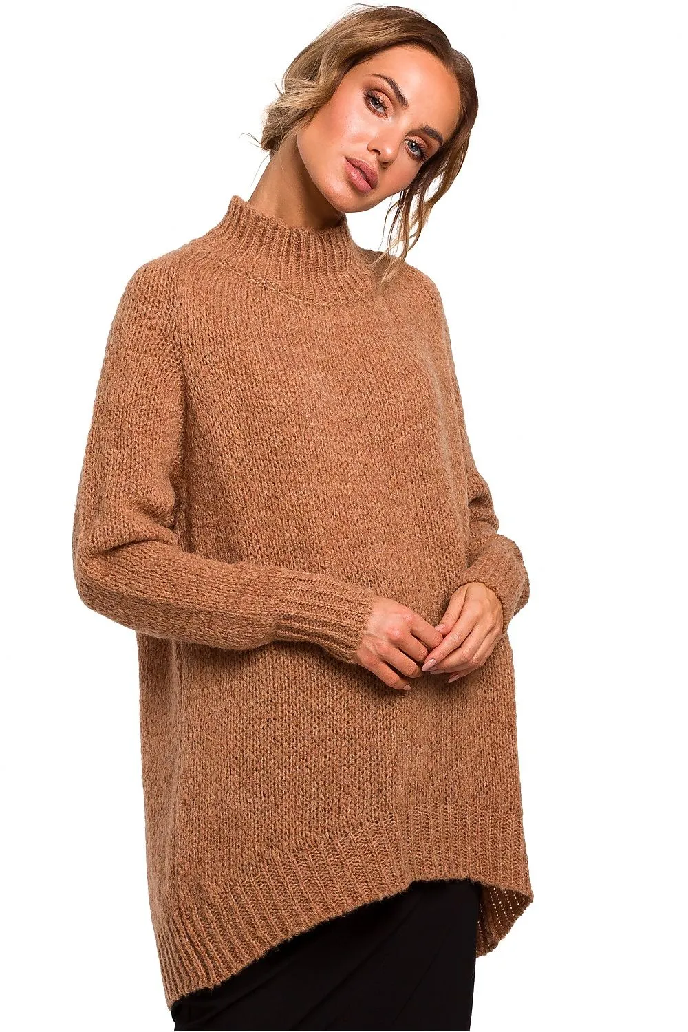 Moe Oversize Sweater Brown