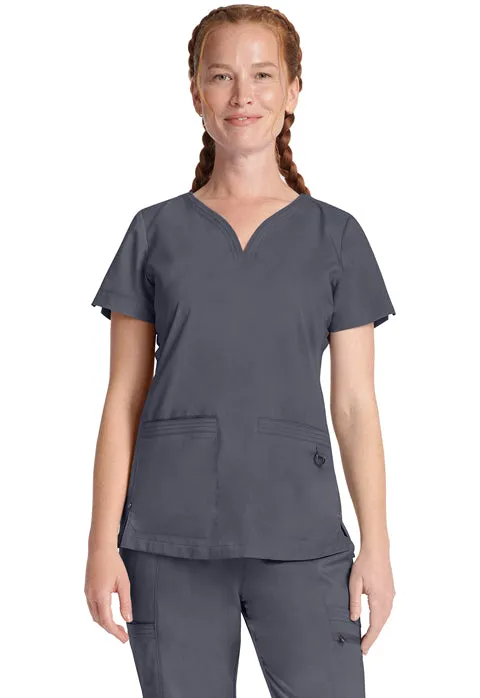 NEW! HH Purple Label Women's Jean Scrub Top - HH600