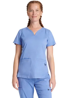 NEW! HH Purple Label Women's Jean Scrub Top - HH600