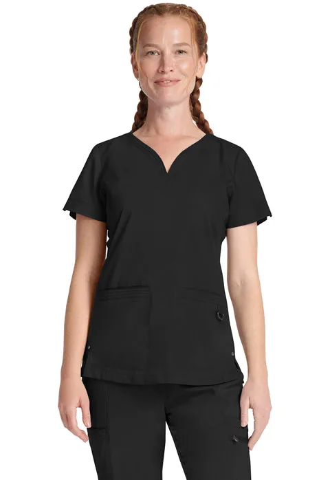 NEW! HH Purple Label Women's Jean Scrub Top - HH600