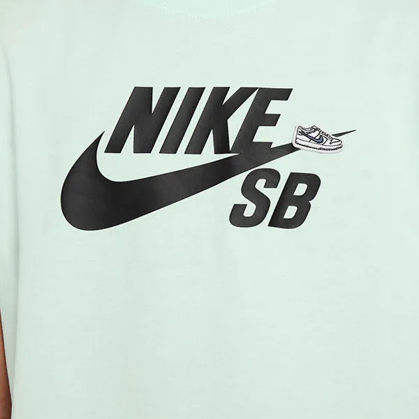 Nike SB NSW SB Logo Big Kids Tee Barely Green