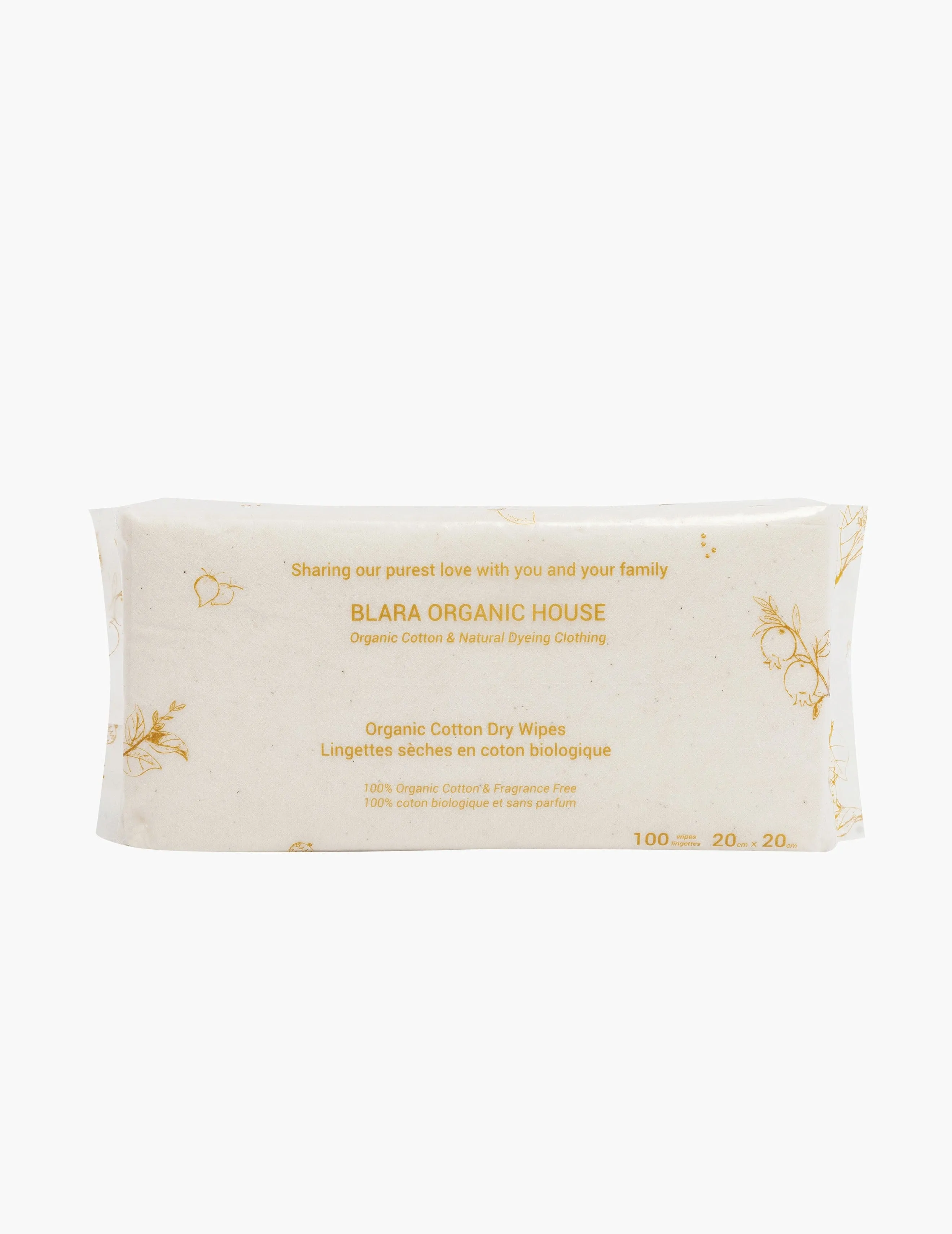 Organic Cotton Dry Wipe