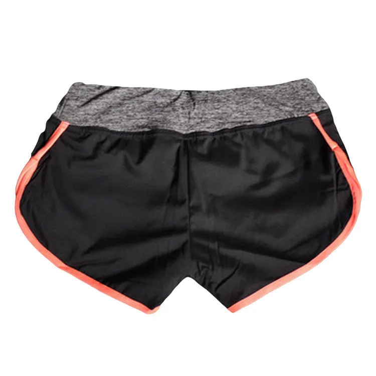 Quick-drying Women's Shorts Elastic Waist Pattern workout