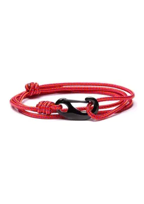 Red   Orange Tactical Cord Bracelet