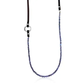 Serenity Necklace:  Tanzanite to Celebrate Individuality with Inhale - Exhale Reminders