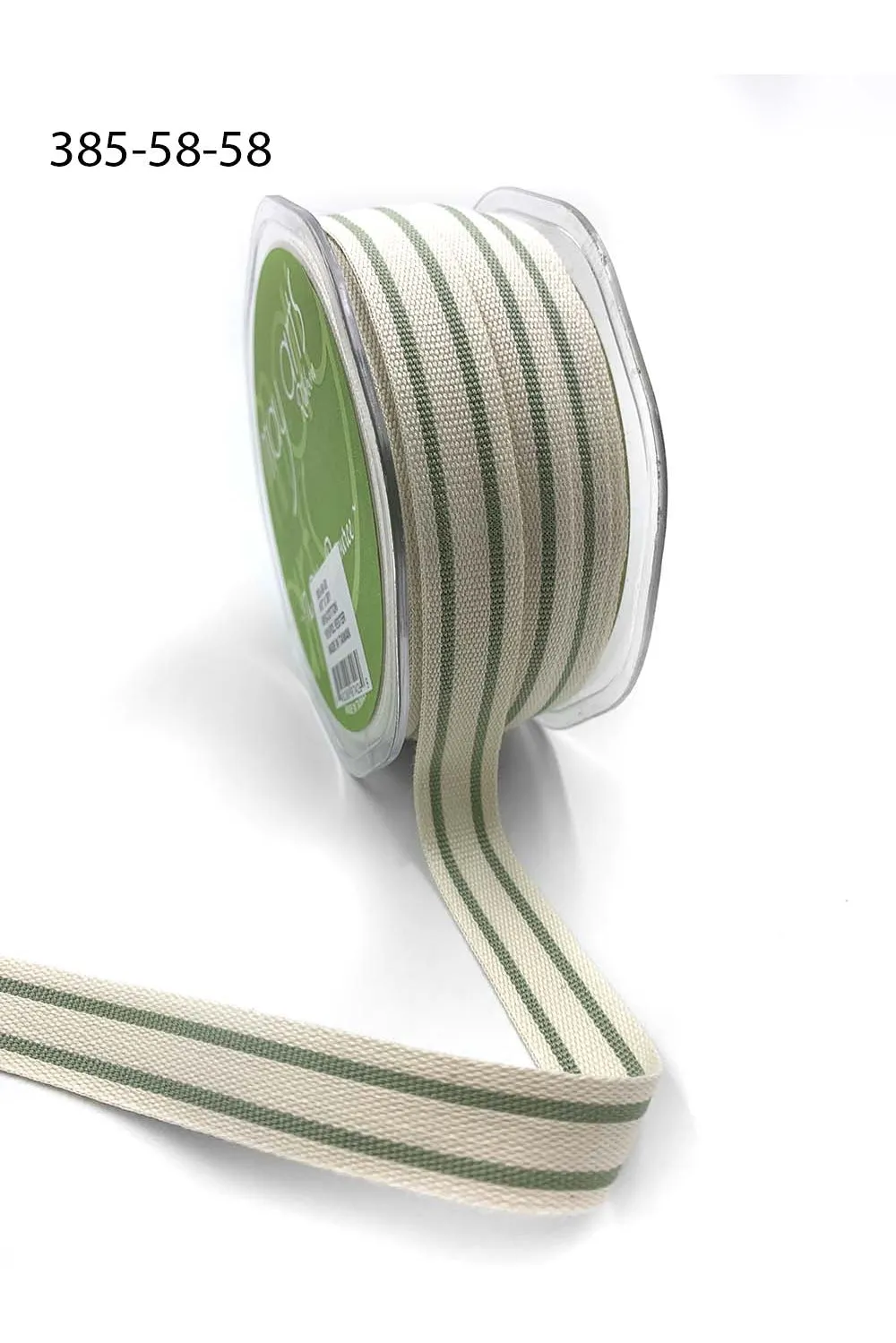 SPOOL -Double Stripe Cotton Ribbon 5/8